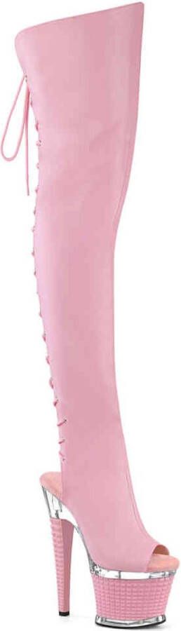 Pleaser SPECTATOR-3030 Plateau overknee Laarzen 36 Shoes Roze