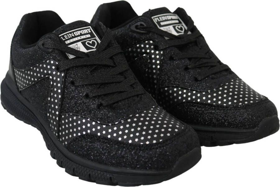 Plein Sport Zwarte Polyester Runner Jasmines Sneakers Schoenen Authentieke Dames Black Dames