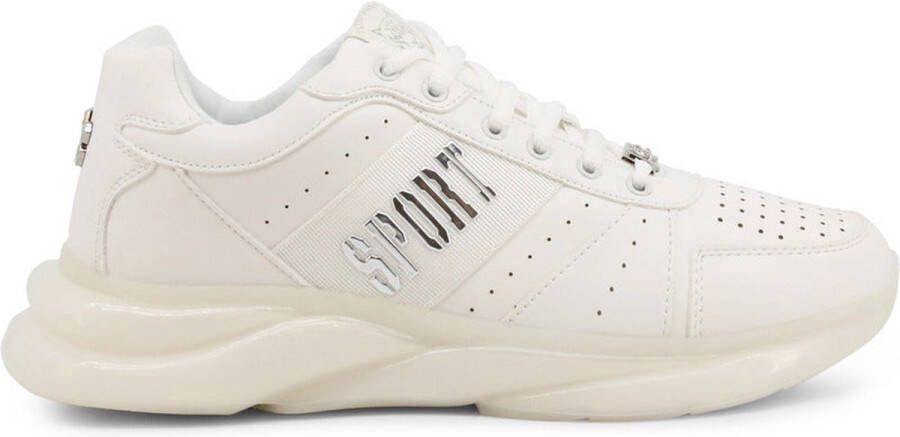 Plein Sport Heren Sneakers van Stof en Synthetisch Leer White Heren