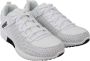 Plein Sport Authentic White Polyester Adrian Sneakers Shoes Wit Heren - Thumbnail 1
