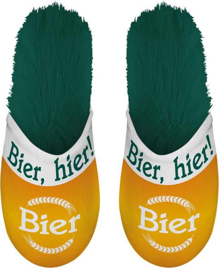 Plenty Gifts Pantoffel Bier Hier