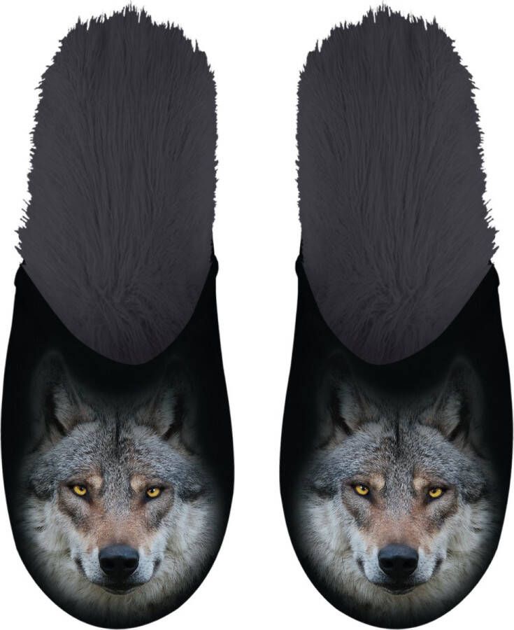 Plenty Gifts Pantoffel Wolf