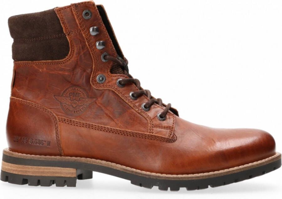 PME Legend PME Cargo Tanker Veterboots Laarzen Met Veters Cognac - Foto 2