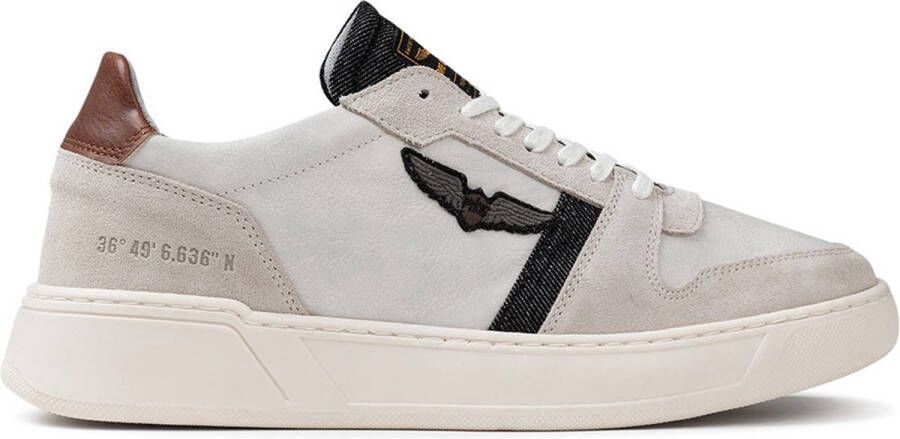 PME Legend Stijlvolle witte leren sneakers voor heren Beige Heren - Foto 20