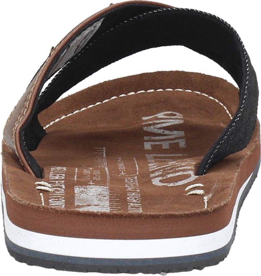 PME Legend Bruine Lichtgewicht Denim Slipper Haig Brown Heren - Foto 5