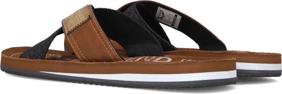PME Legend Bruine Lichtgewicht Denim Slipper Haig Brown Heren - Foto 4