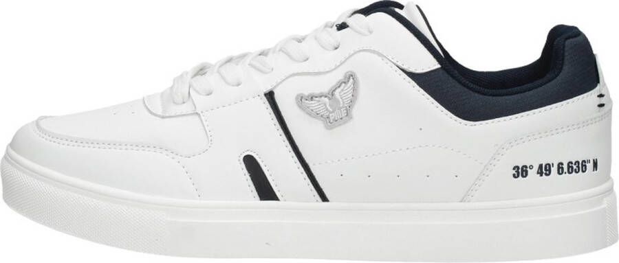 PME Legend Heren Sneakers Craftler Wit Navy Wit - Foto 3