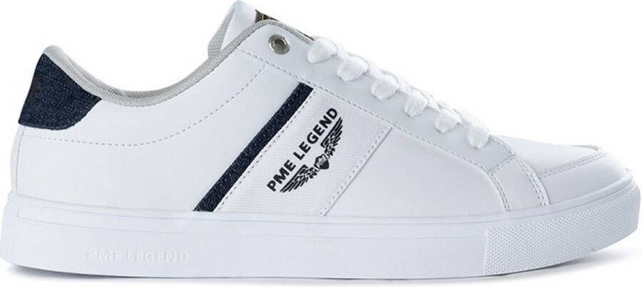 PME Legend Heren Sneakers Eclipse White Denim Wit