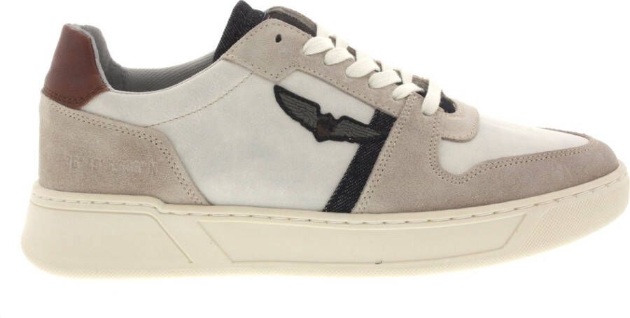 PME Legend Stijlvolle witte leren sneakers voor heren Beige Heren - Foto 10
