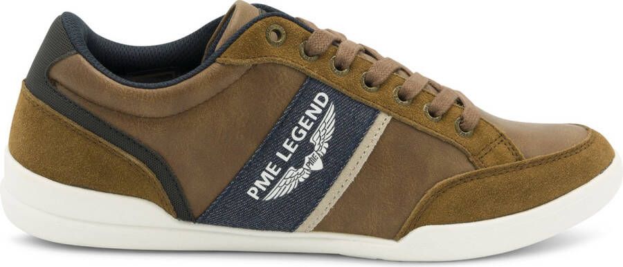 PME Legend Heren Sneakers Harrison Cognac Bruin - Schoenen.nl