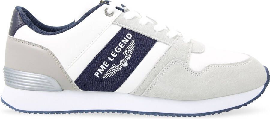 PME Legend Heren Sneakers Mach White Wit