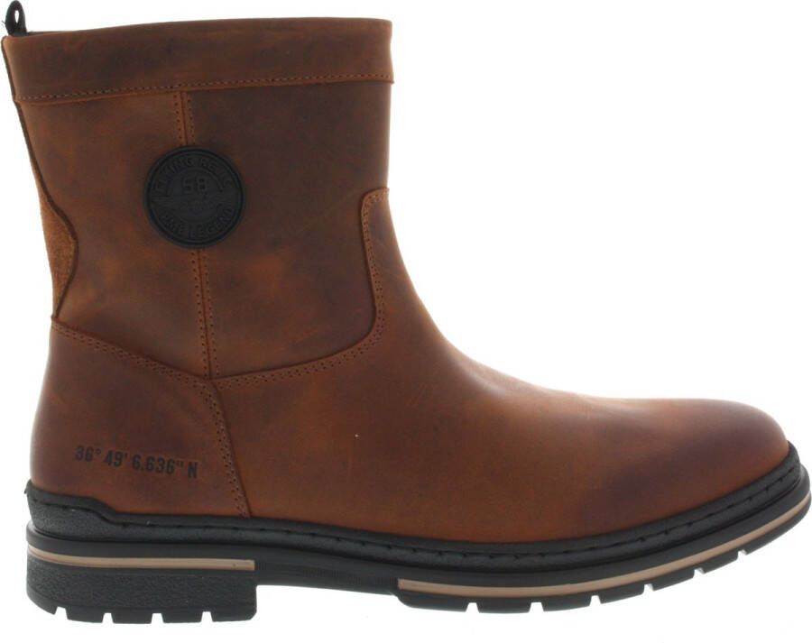 PME Legend Heren Veterboots Fairsky Enkellaars Cognac