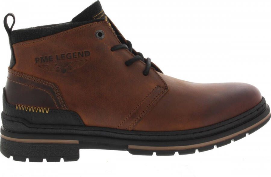 PME Legend Stoere leren herenlaarzen voor herfst winter Brown Heren - Foto 4