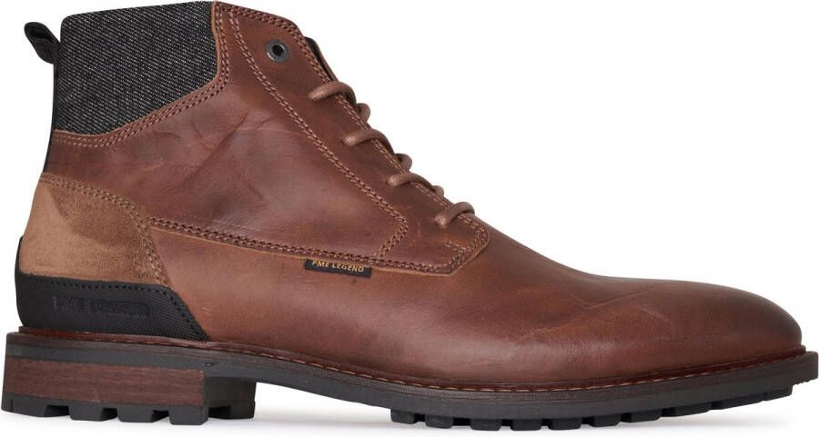 PME Legend Heren Veterschoenen Huffster Cognac Bruin