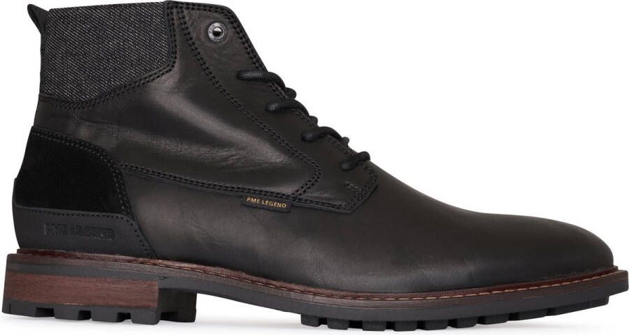 PME Legend Heren Veterschoenen Huffster Zwart