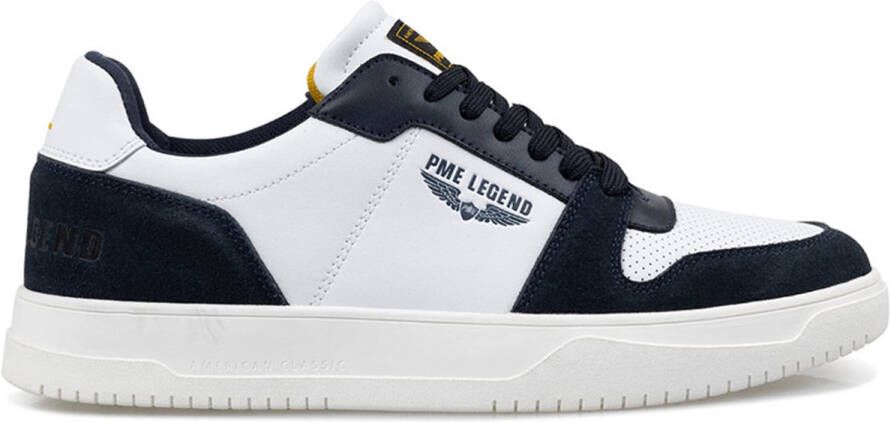 PME Legend PME Lassen Sneaker wit combi