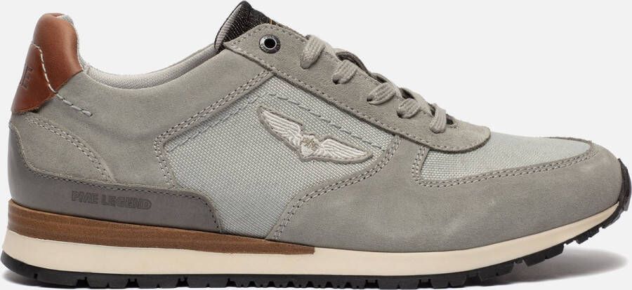 PME Legend Lockplate Sneakers grijs Textiel Heren