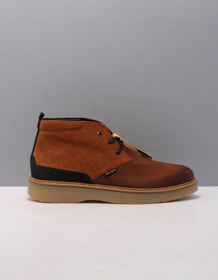 PME Legend Notcher Lage sneakers Leren Sneaker Heren Cognac