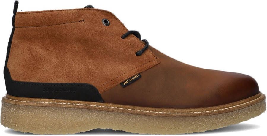 PME Legend Notcher Lage sneakers Leren Sneaker Heren Cognac - Foto 3