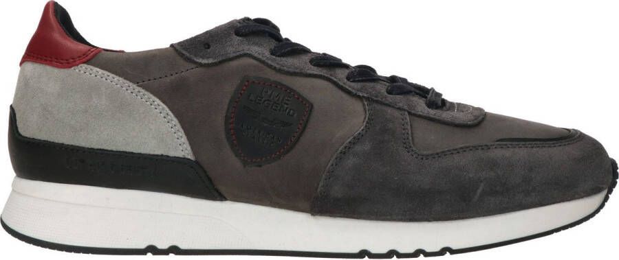 PME Legend Stijlvolle Grijze Leren Sneaker Gray Heren