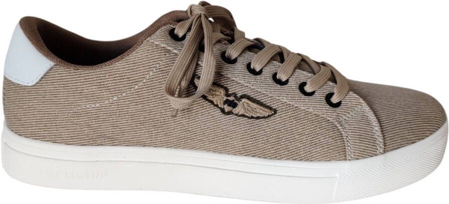PME Legend Beechburd Sneakers beige Textiel