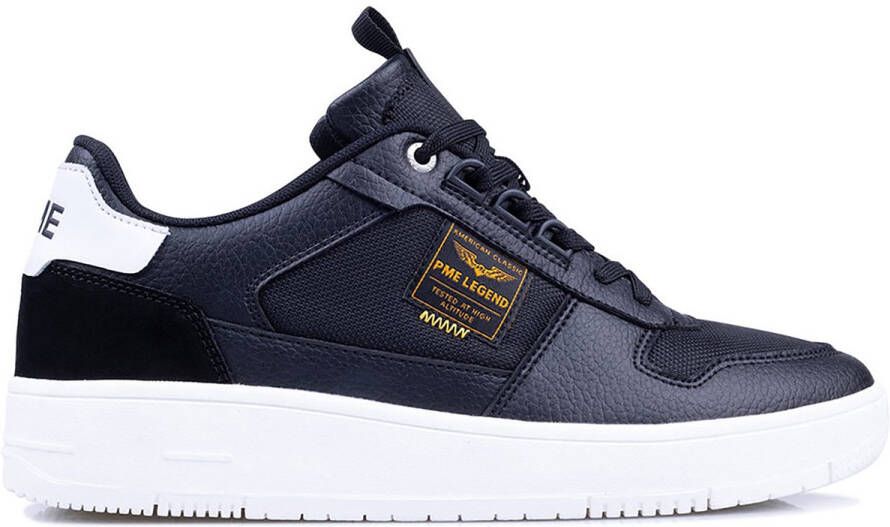 PME Legend Gobbler zwart wit sneakers heren (PBO2402250-999)