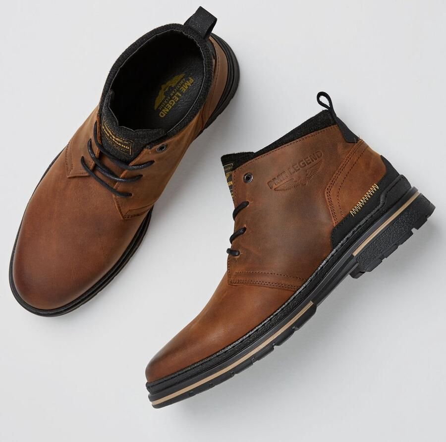 PME Legend Fleetman Schoen Cognac Leer Heren