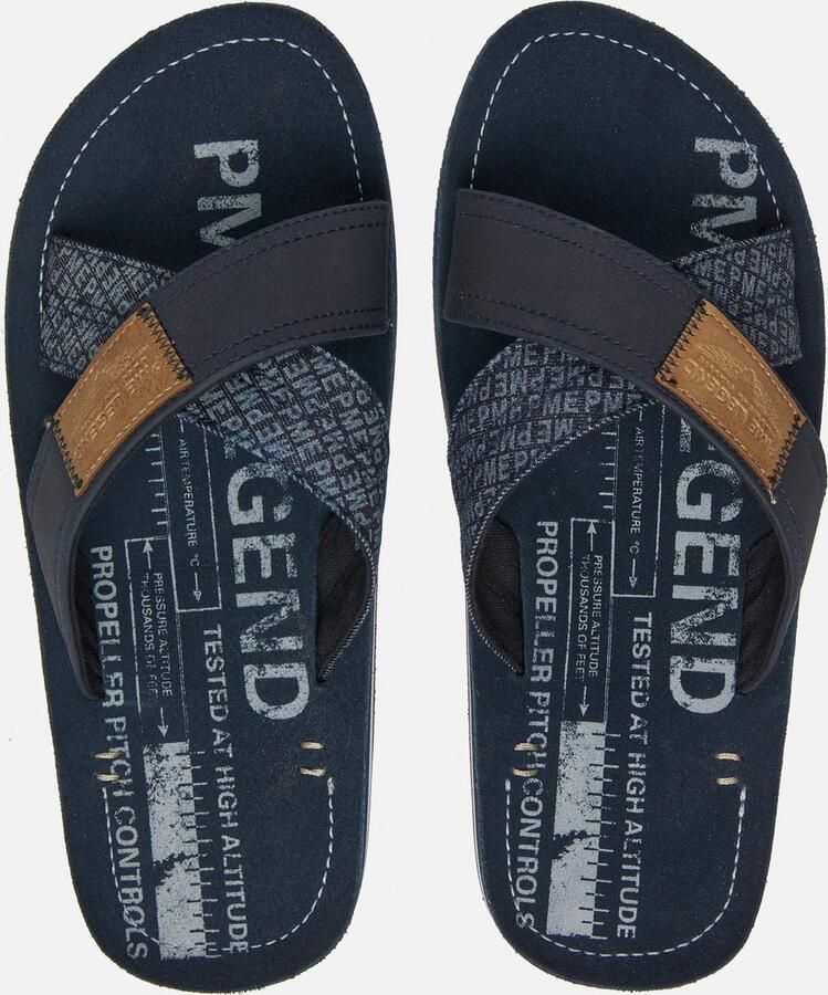 PME Legend Blauwe Zomer Slippers voor Mannen Blue Heren - Foto 10