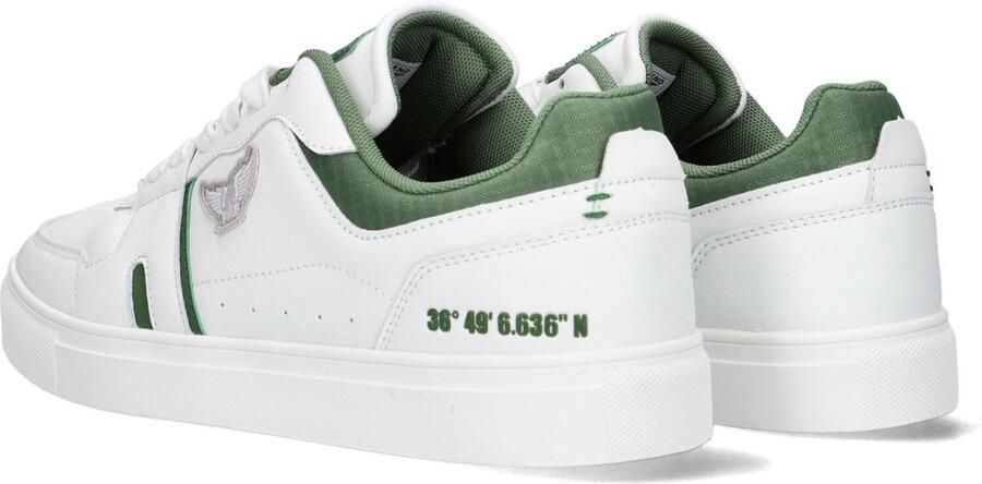 PME Legend Sneakers Craftler Sportsleather Ripstop White Green(PBO2203160 901 ) - Foto 8