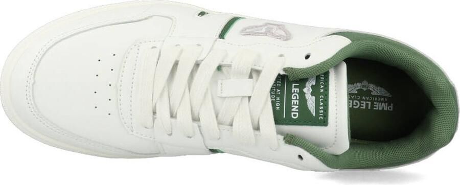 PME Legend Sneakers Craftler Sportsleather Ripstop White Green(PBO2203160 901 ) - Foto 13