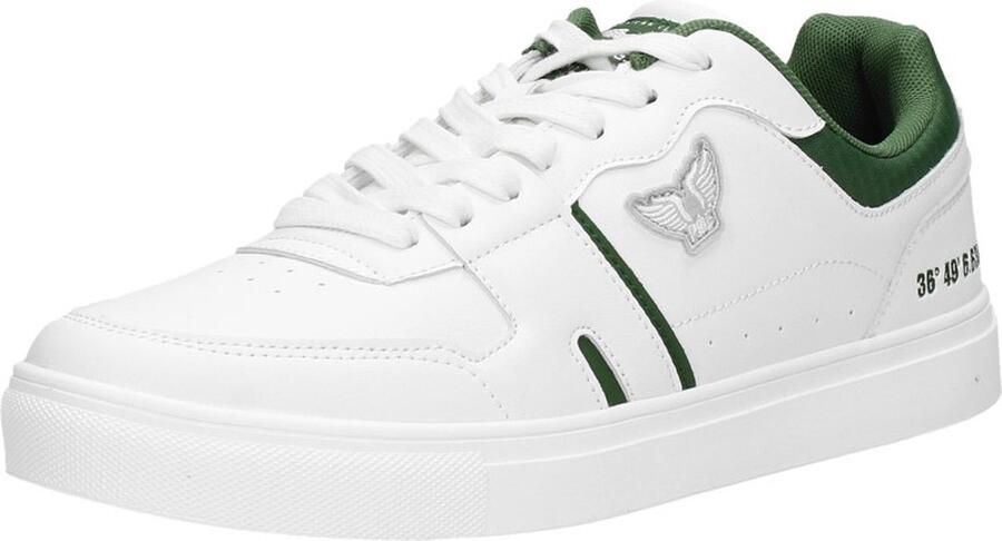 PME Legend Sneakers Craftler Sportsleather Ripstop White Green(PBO2203160 901 ) - Foto 7