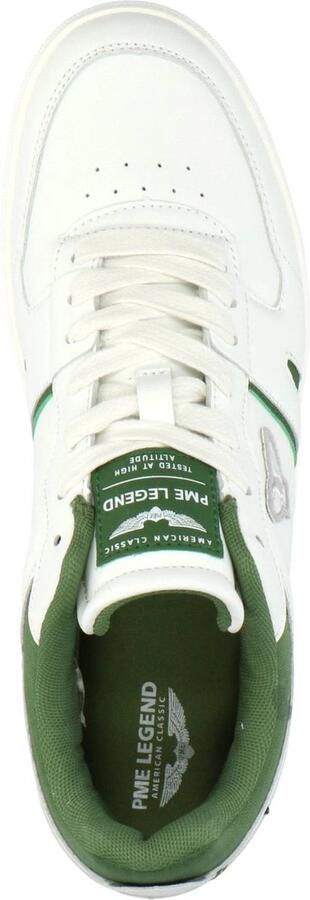 PME Legend Sneakers Craftler Sportsleather Ripstop White Green(PBO2203160 901 ) - Foto 15