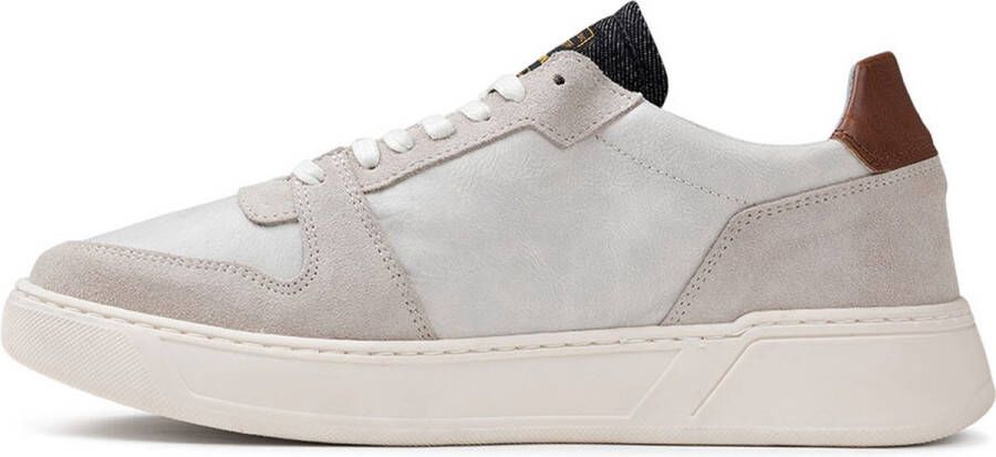 PME Legend Stijlvolle witte leren sneakers voor heren Beige Heren - Foto 11