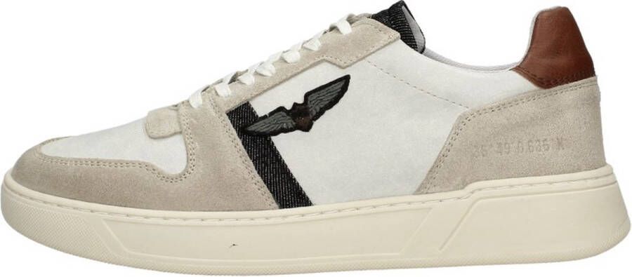PME Legend Stijlvolle witte leren sneakers voor heren Beige Heren - Foto 14