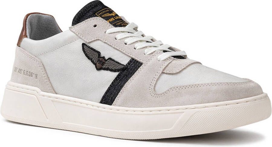 PME Legend Stijlvolle witte leren sneakers voor heren Beige Heren - Foto 9