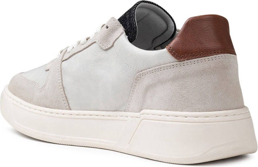 PME Legend Stijlvolle witte leren sneakers voor heren Beige Heren - Foto 5