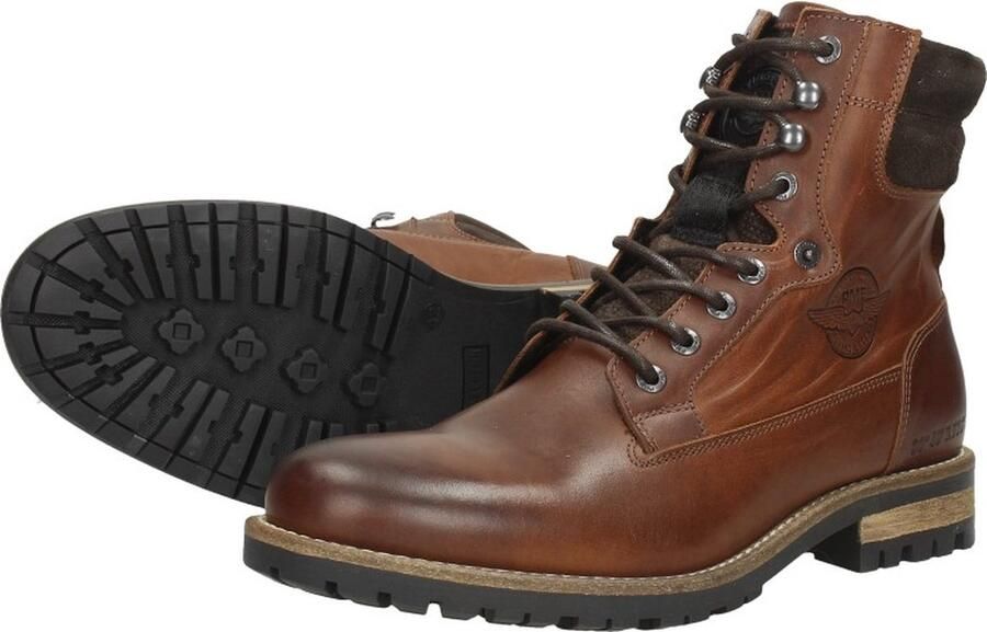 PME Legend PME Cargo Tanker Veterboots Laarzen Met Veters Cognac - Foto 10
