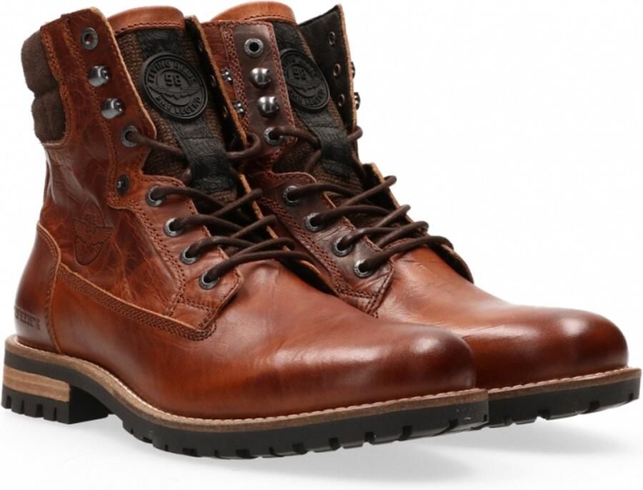 PME Legend PME Cargo Tanker Veterboots Laarzen Met Veters Cognac - Foto 5