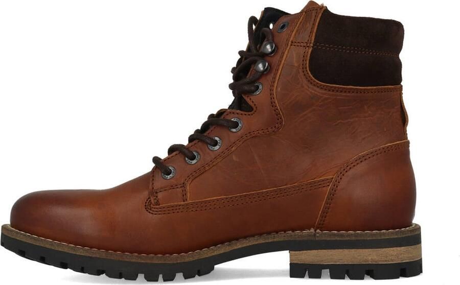 PME Legend PME Cargo Tanker Veterboots Laarzen Met Veters Cognac - Foto 11