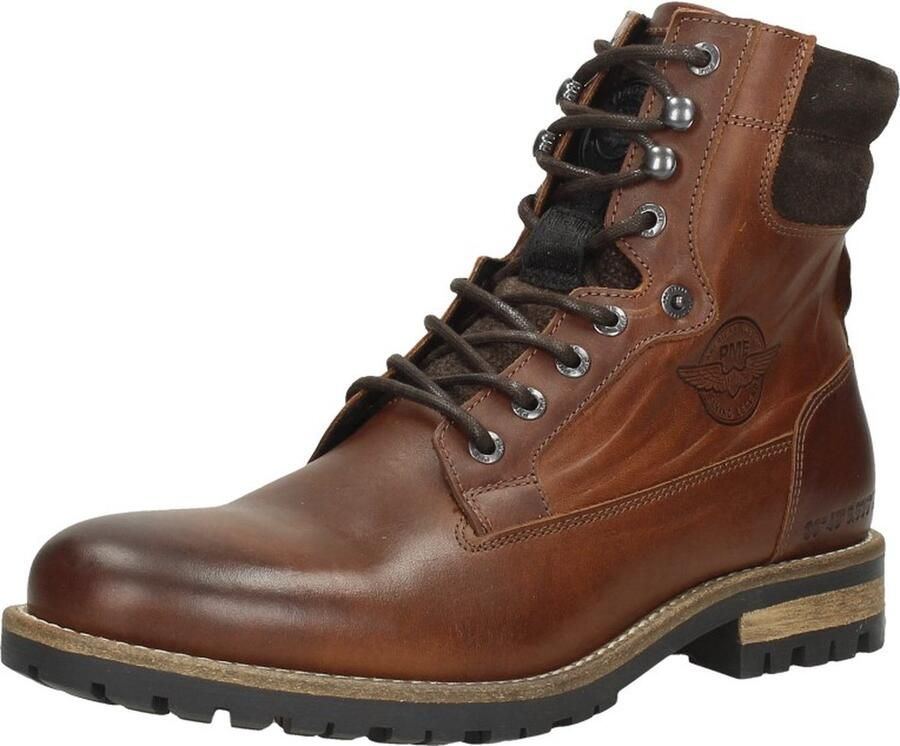 PME Legend PME Cargo Tanker Veterboots Laarzen Met Veters Cognac - Foto 4