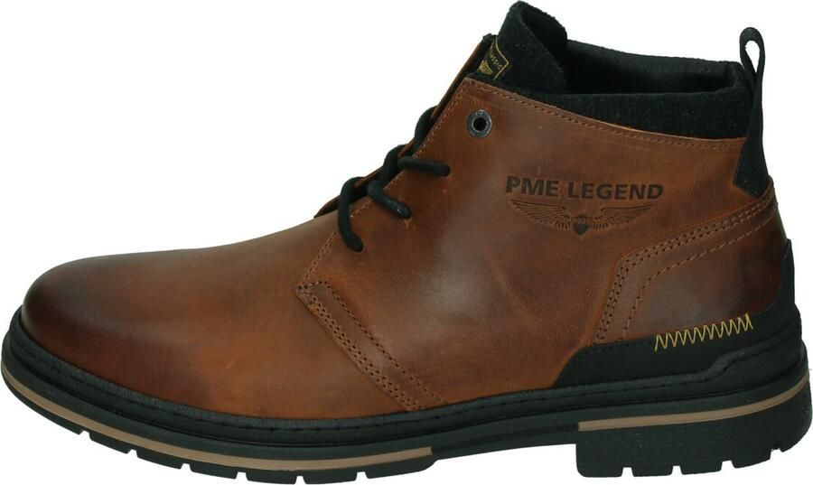 PME Legend Stoere leren herenlaarzen voor herfst winter Brown Heren - Foto 5