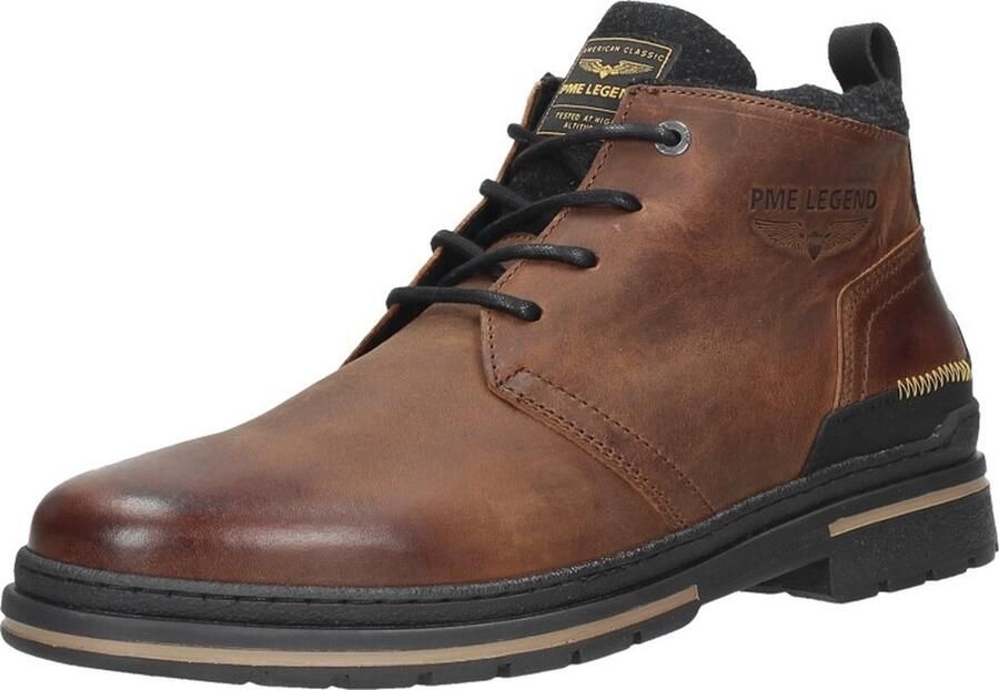 PME Legend Stoere leren herenlaarzen voor herfst winter Brown Heren - Foto 4