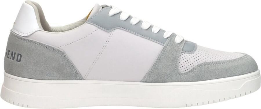 PME Legend Heren Sneakers Lassen Light Grey Melee Licht Grijs
