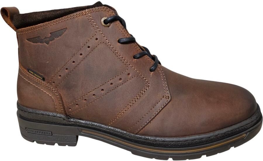 PME Legend P.M.E. Tarmac DB-10 Cognac D21 Hoge Veterschoenen Mat Bruin Leer Heren Bruin - Foto 16