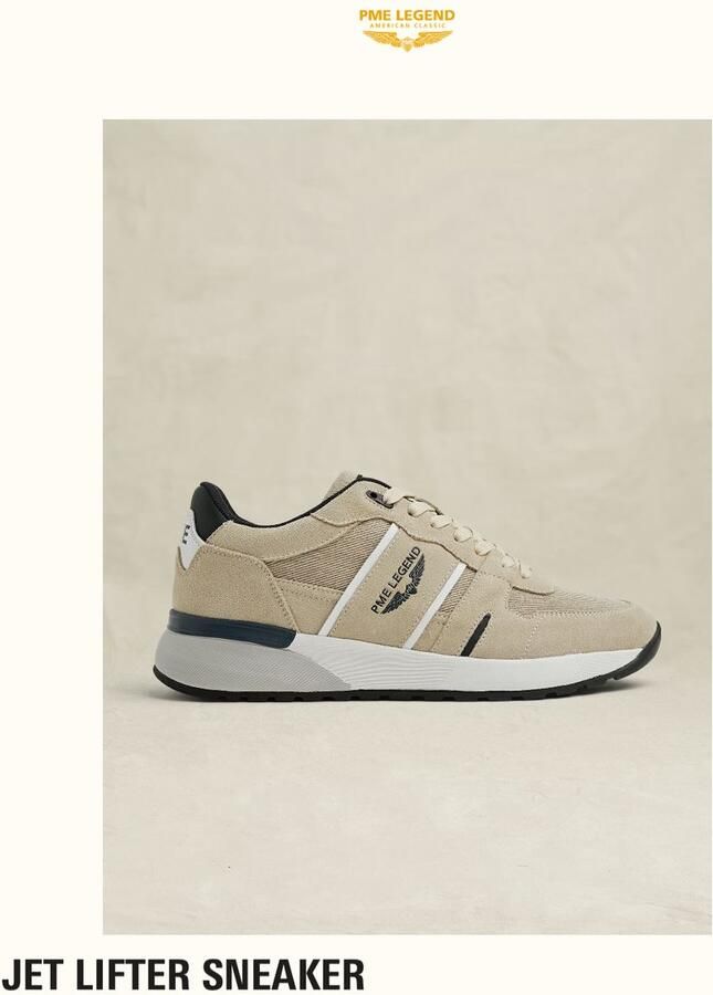 PME Legend Jet lifter suède sneakers zand - Foto 5