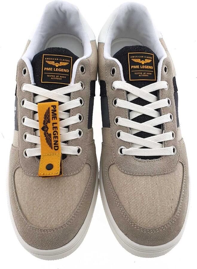 PME Legend Beige Sneakers met Grijze Accents Multicolor Heren - Foto 8