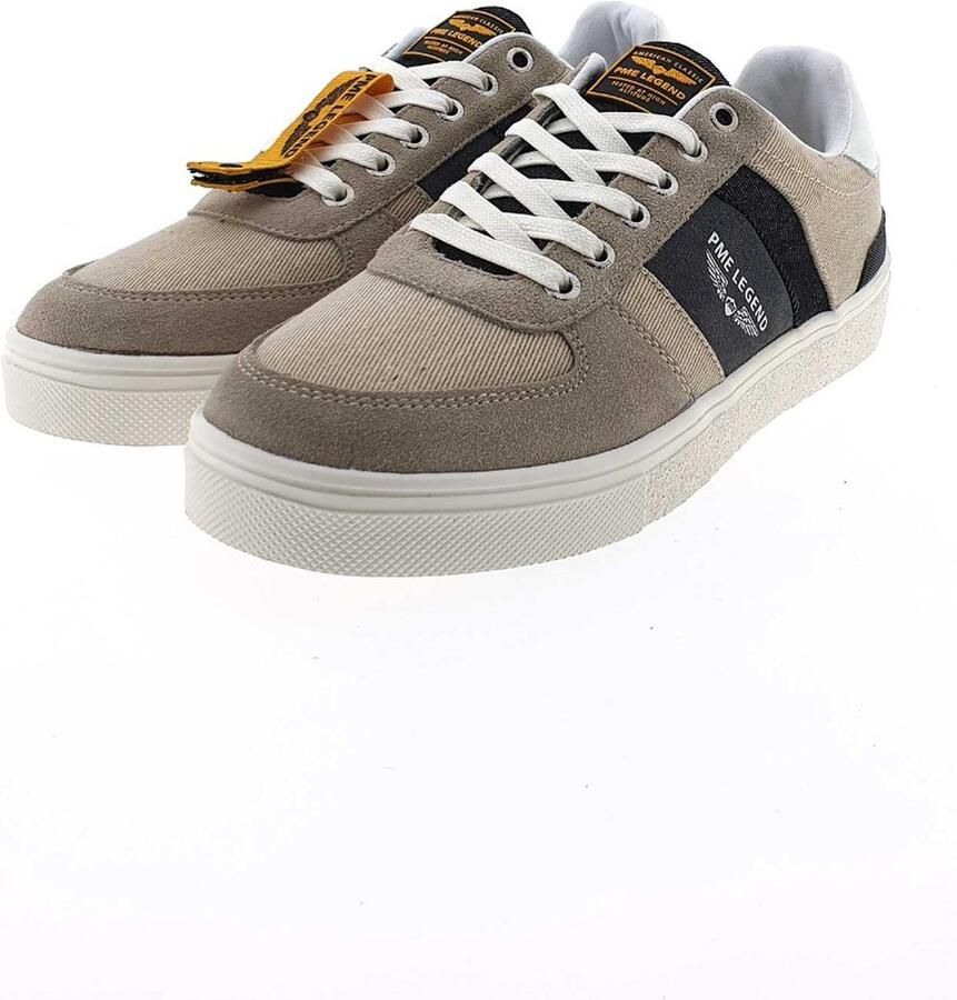 PME Legend Beige Sneakers met Grijze Accents Multicolor Heren - Foto 2