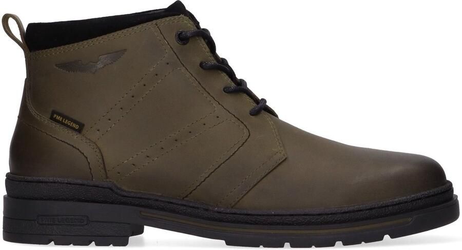 P.M.E. Tarmac DB-10 Green E00 Hoge Veterschoenen Groen Leer Heren