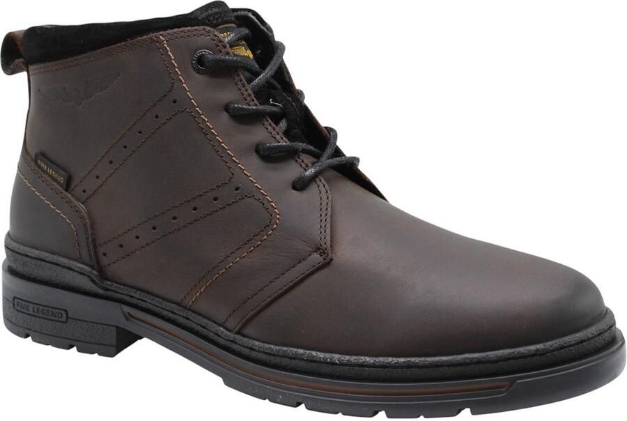 PME Legend P.M.E. Tarmac DB-10 Cognac D21 Hoge Veterschoenen Mat Bruin Leer Heren Bruin - Foto 14