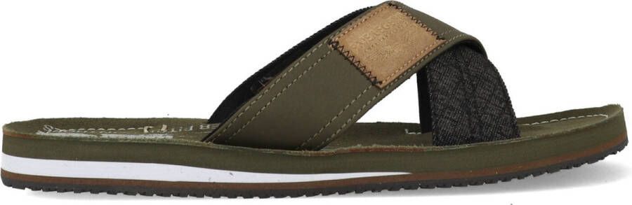 PME Legend Slippers Haig PBO2304190-8208 Khaki Groen - Foto 4
